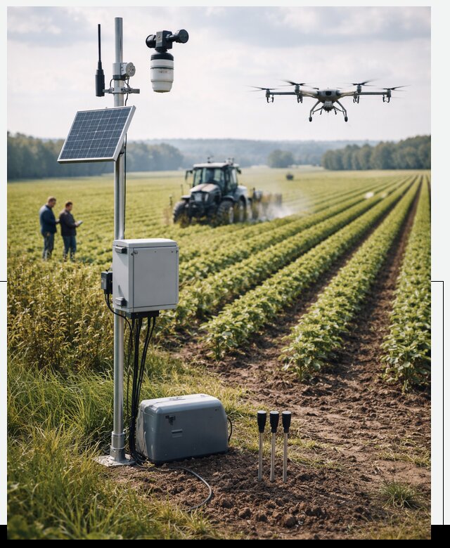 Разработка IoT мониторинга полей в Назрани от 8731 р. | АвикейНзр